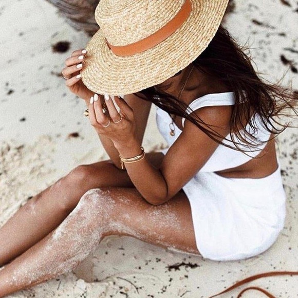 NWT Lack of Color Spencer Straw Boater Hat - Picture 3 of 7